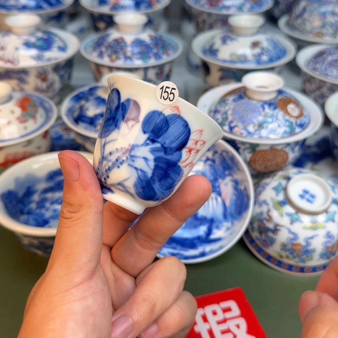 彦祖纯手工手绘茶具155