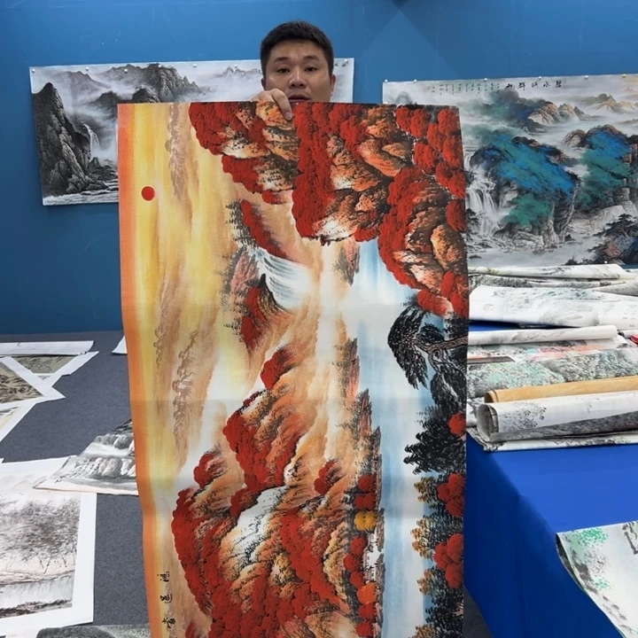 国画宣纸纯手绘字画