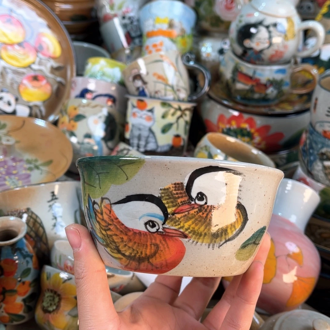 景德镇手工手绘杯