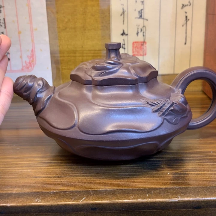茶壶紫砂黄***人紫砂壶茶具