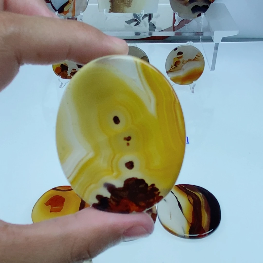 玛瑙/玉髓未镶嵌珠宝半成品