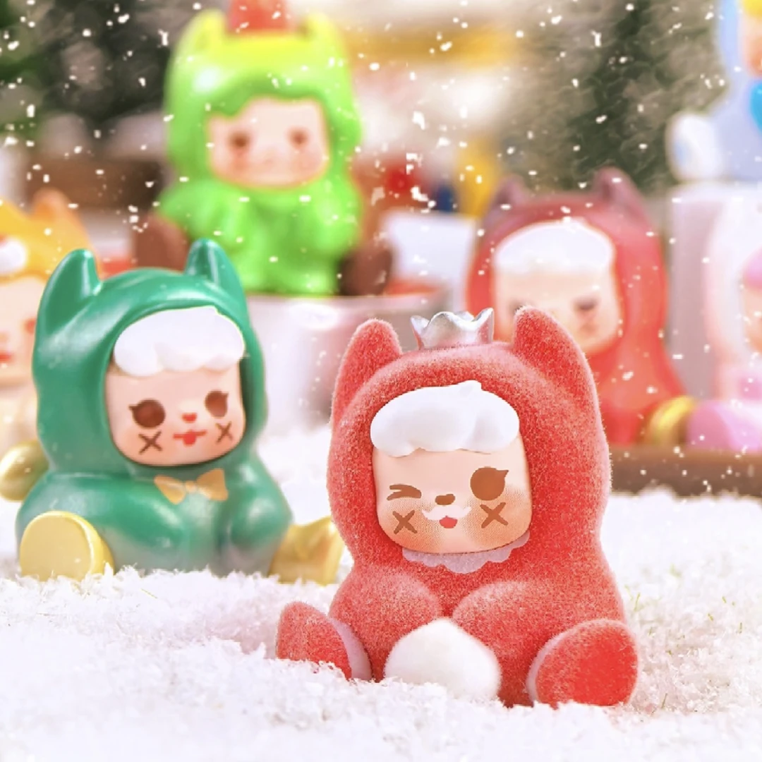 XXFu小小弗圣诞限定 潮玩公仔萌粒可做钥匙扣