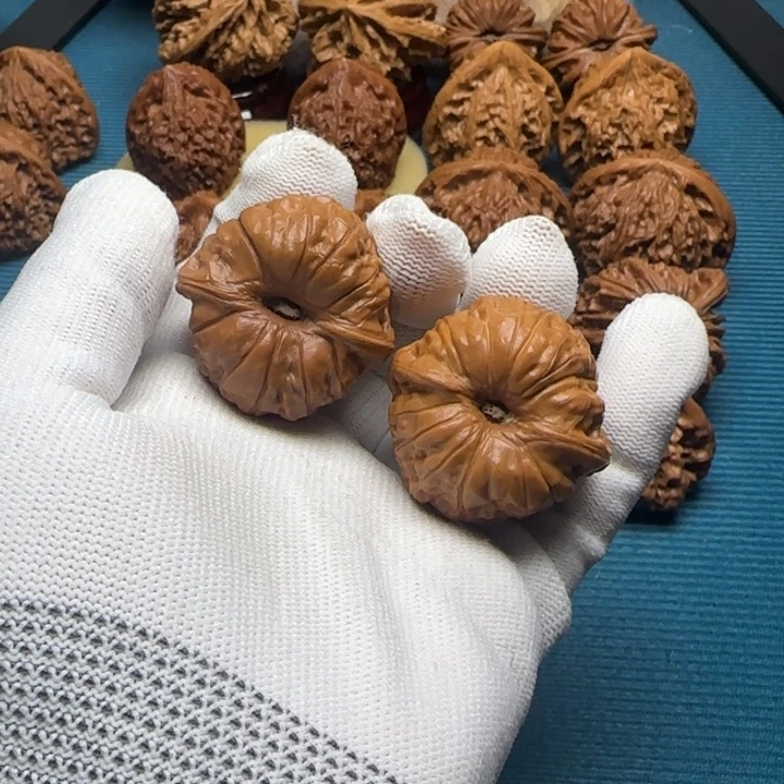 文玩核桃把件38南瓜