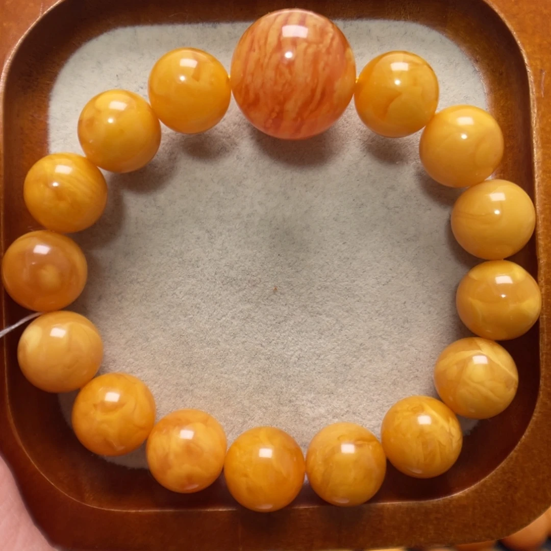 蜜蜡未镶嵌手串蜜蜡