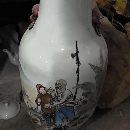 长***乐摆件当代景德镇陶瓷工艺品