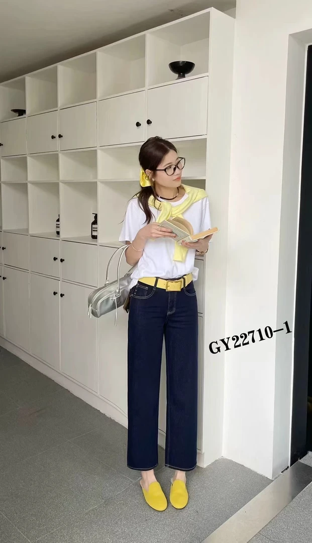 古月2025春季新品22710-1时尚百搭显瘦山本裤四面弹柔软版型潮