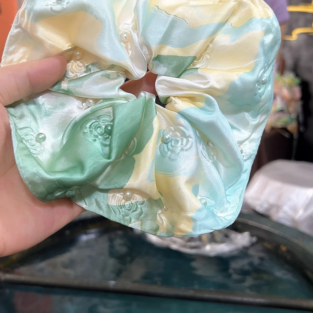 焰*499精品圆饼发圈手作
