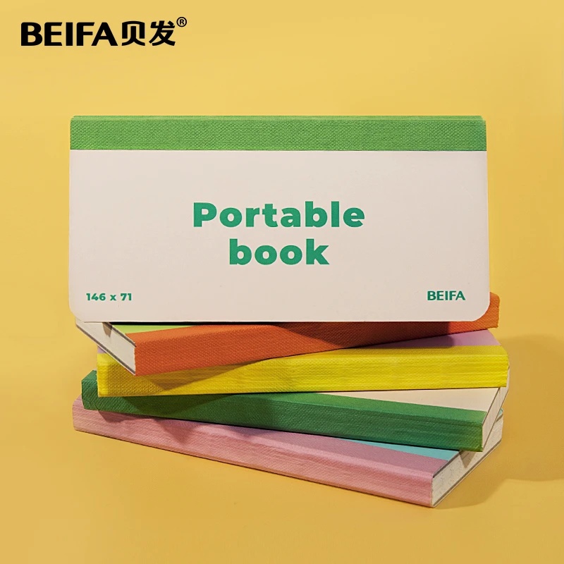 BEIFA贝发口袋便携本自律打卡日记本高颜值记账随身笔记本