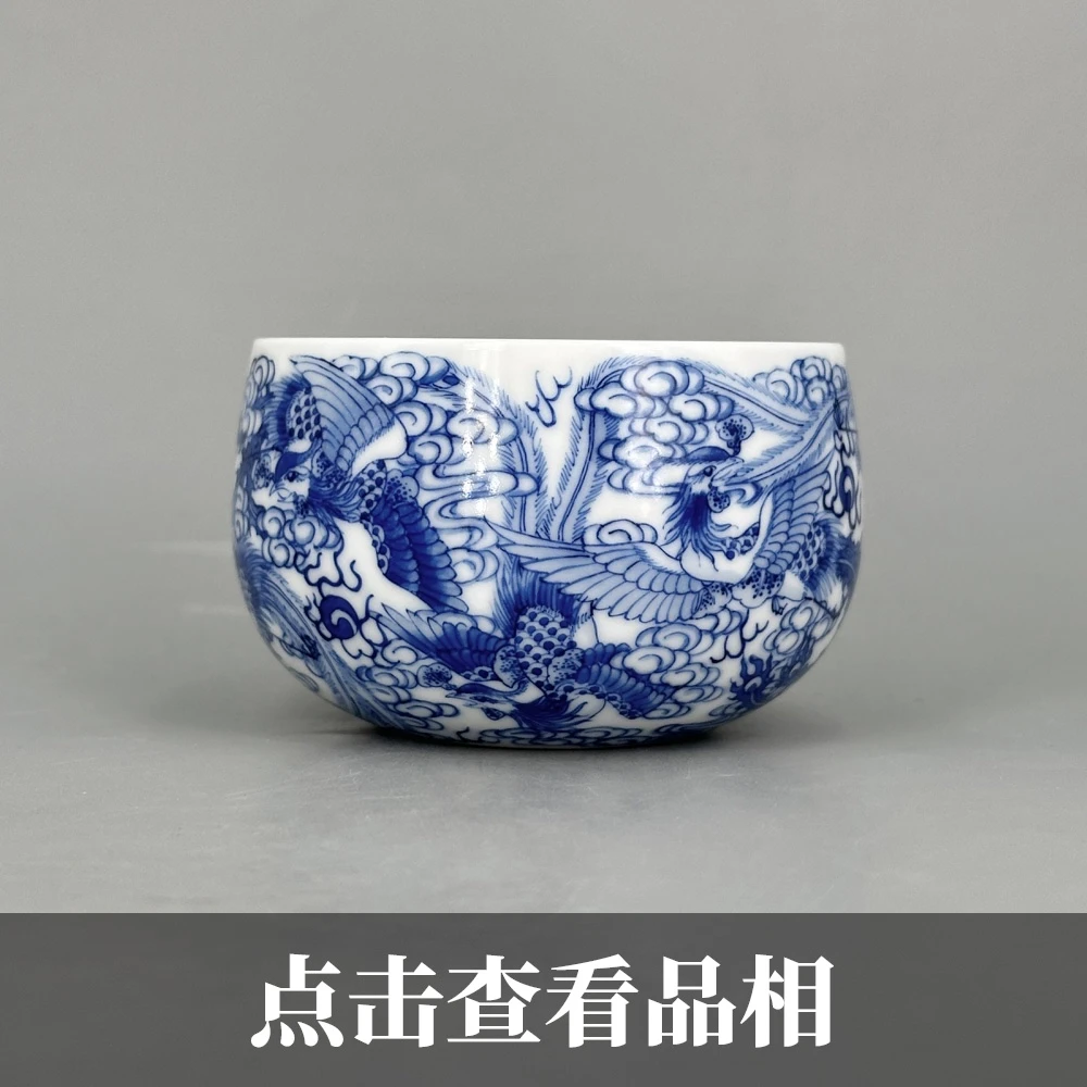 九段青花凤舞九天圆融杯0926-8-200