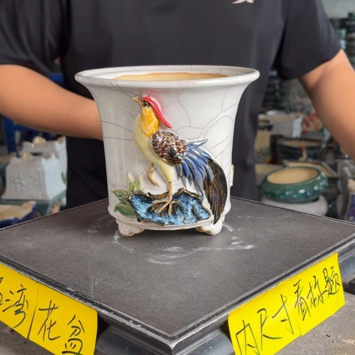 。一风堂石湾花盆 内14*14 拼接缝隙