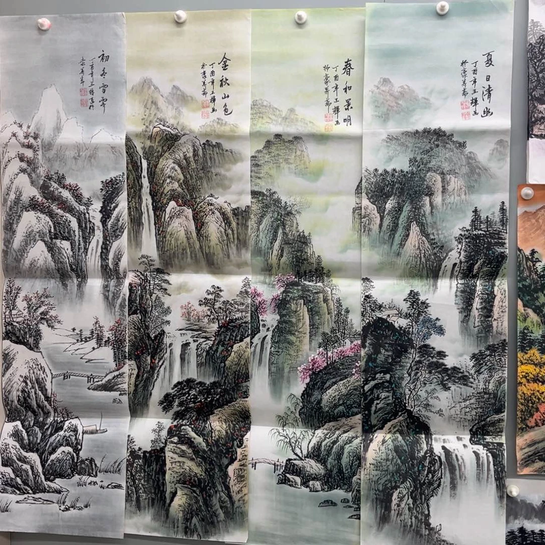 国画国画老师手绘