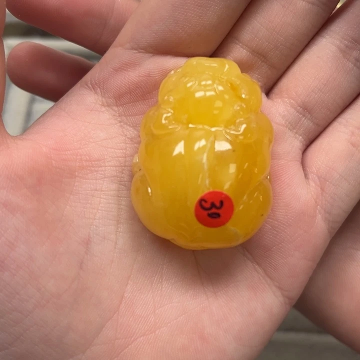 裸石琥珀未镶嵌天然蜜蜡配件