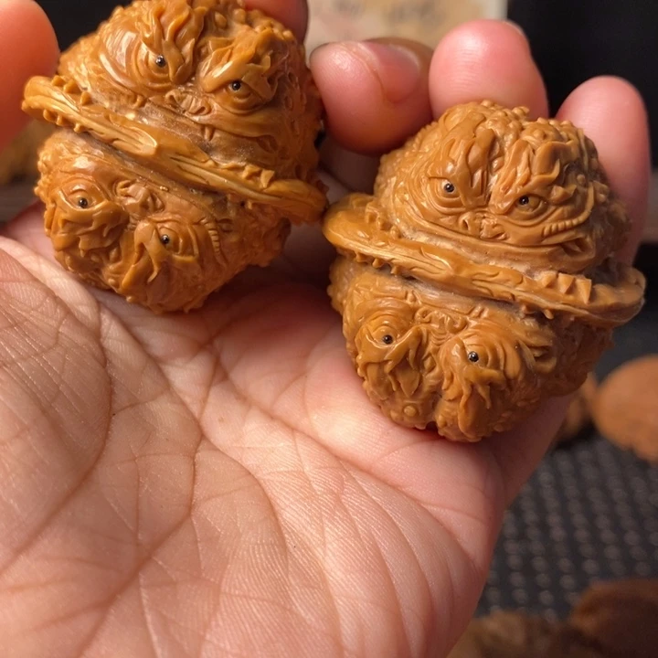 把件文玩核桃龙蟾