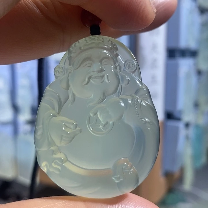 岫玉未镶嵌颈饰吊坠