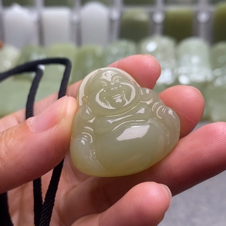 立体双面工弥勒佛