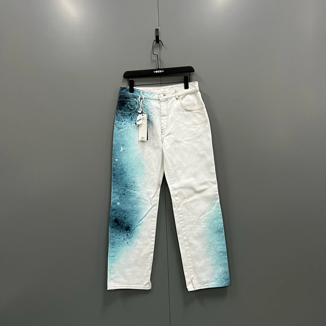 95新 LouisVuitton/路易威登 星空牛仔长裤 31码/ bc008706
