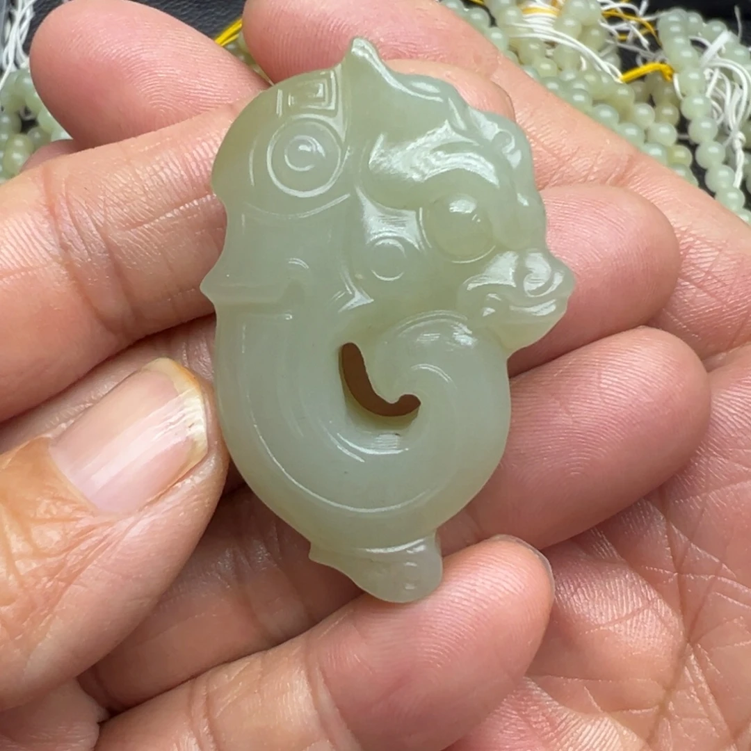 和田玉（糖玉）未镶嵌吊坠(不含链)