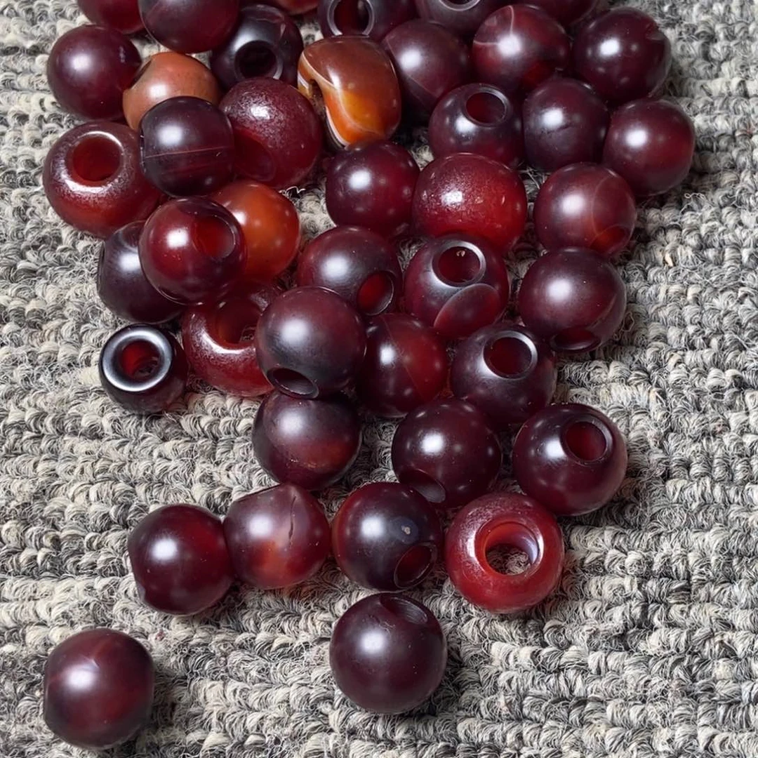 玛瑙/玉髓珠子未镶嵌二**王