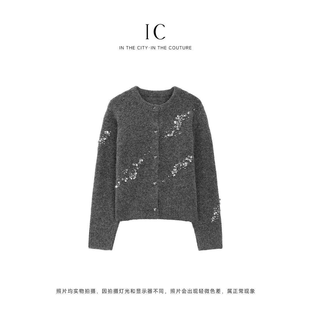 IC2025年秋季新款女衫毛针织衫时尚百搭休闲