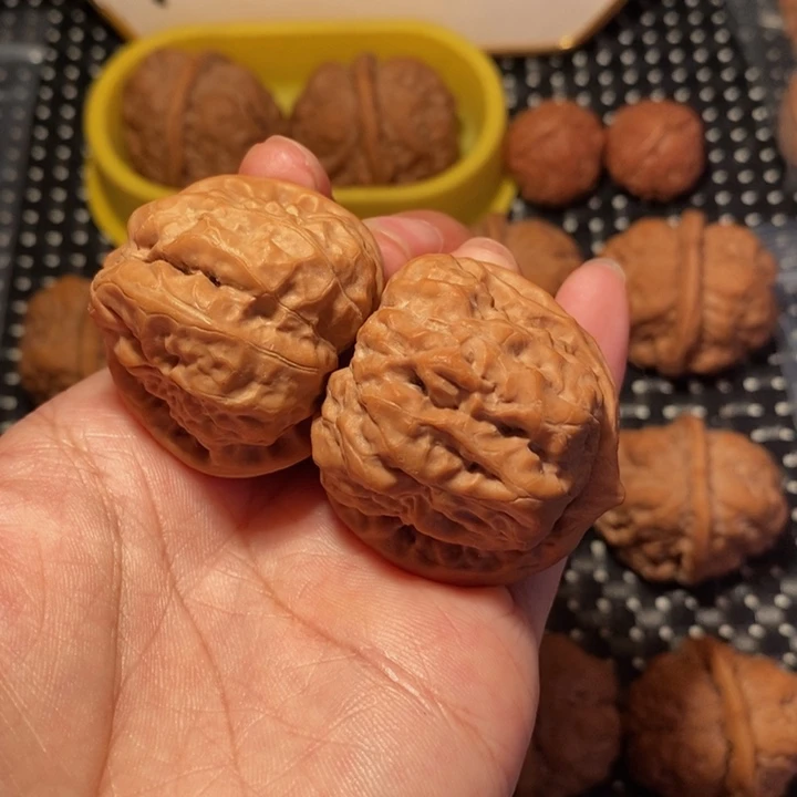 把件文玩核桃开背肌肉蛙