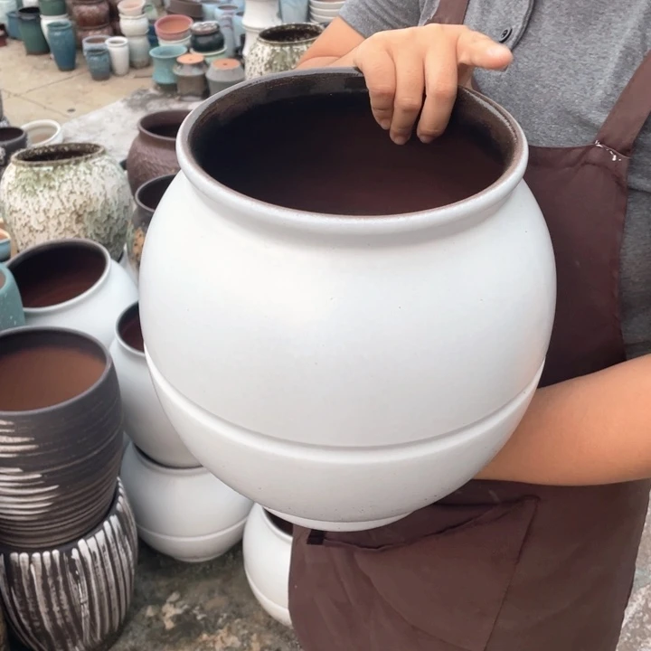 紫砂花盆口20高27正品正品
