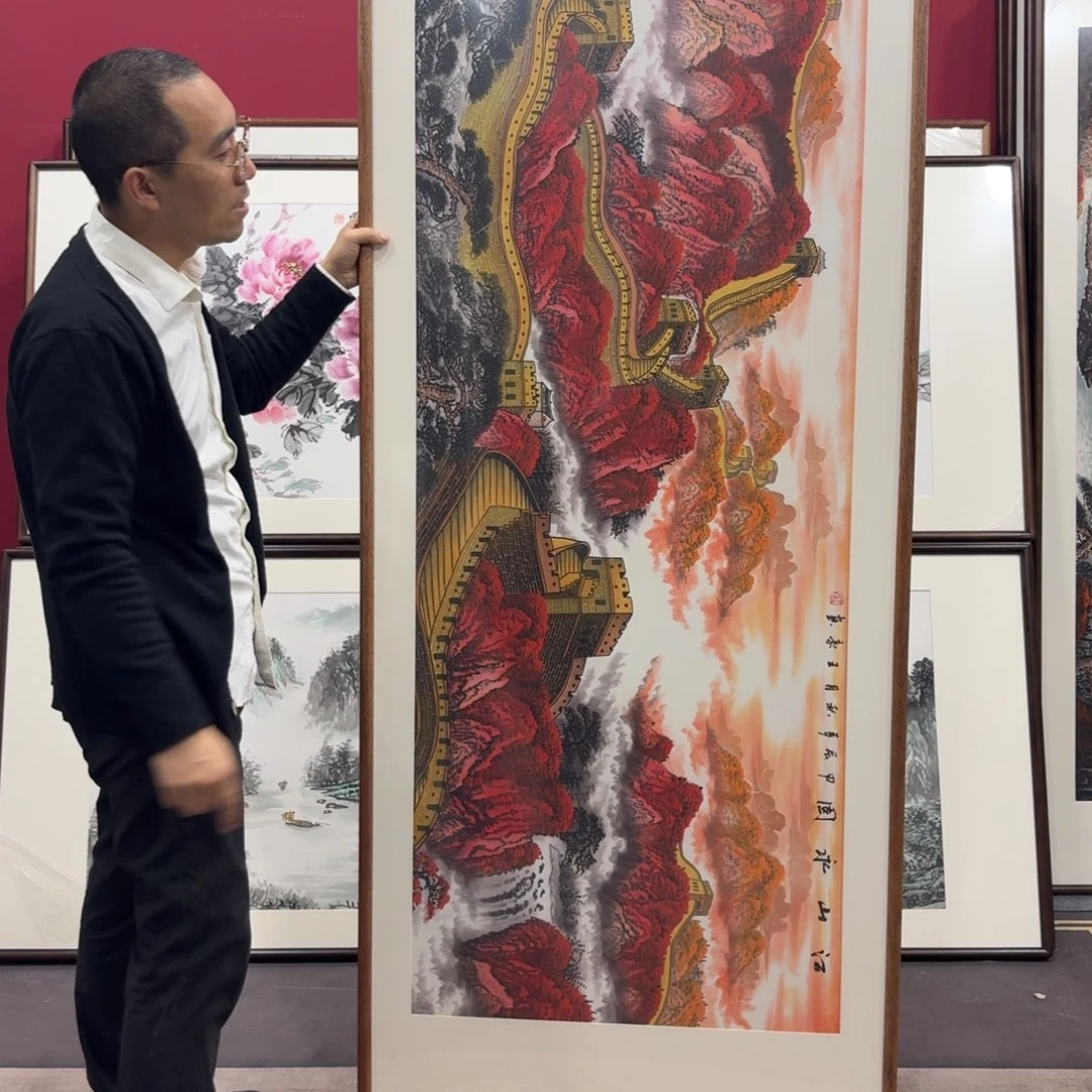 国画手绘作品210/80