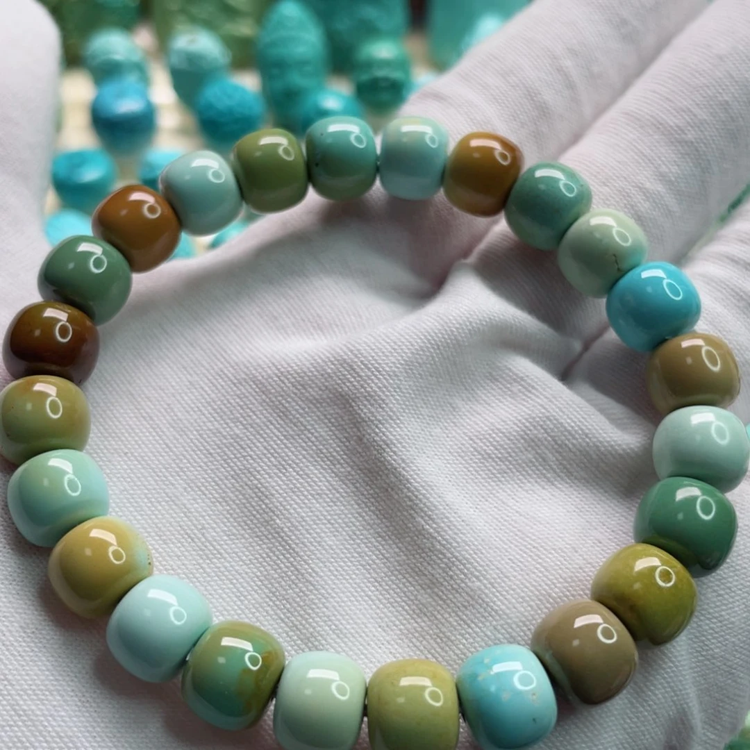 绿松石珠宝奇石未镶嵌9.5