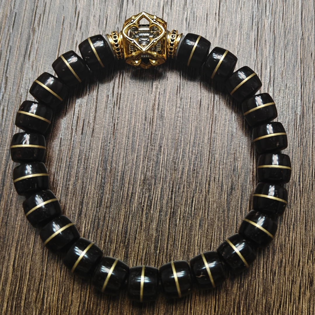 黑色手串加谷歌塔一套配饰（F）