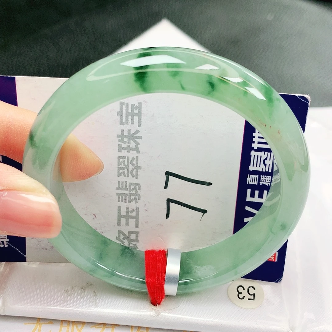 翡翠未镶嵌手镯缅甸天然a货翡翠手镯