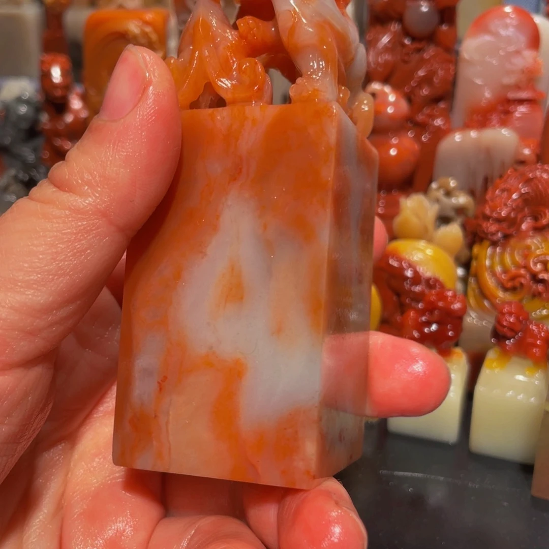 寿山石印石精美寿山