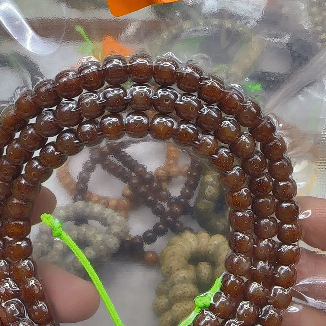 手串星月菩提125殿堂粉冰星月菩提87-108