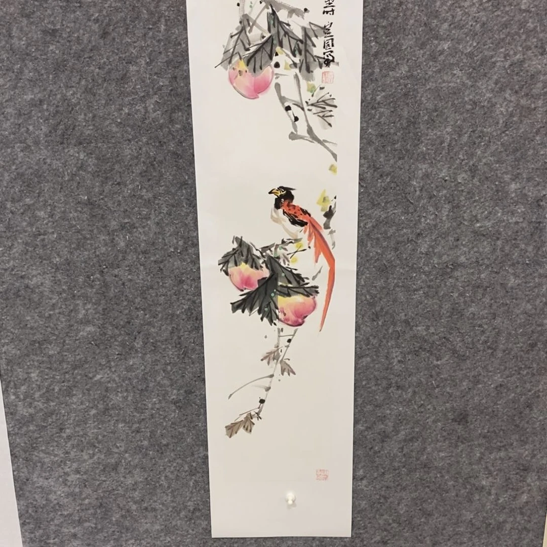 国画尚定固国画花鸟作品