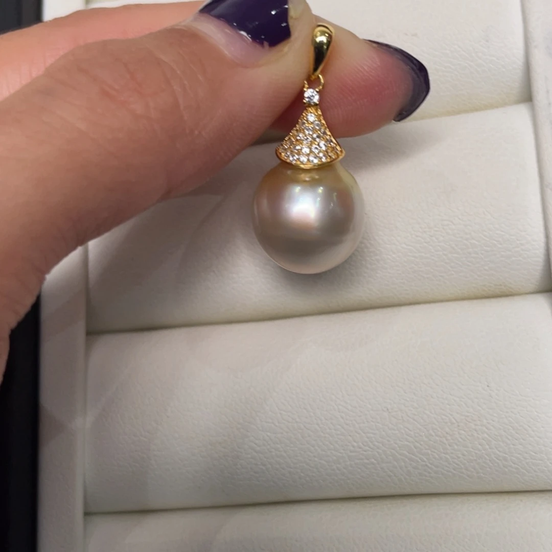 海水珍珠颈饰银S925镶嵌y*n