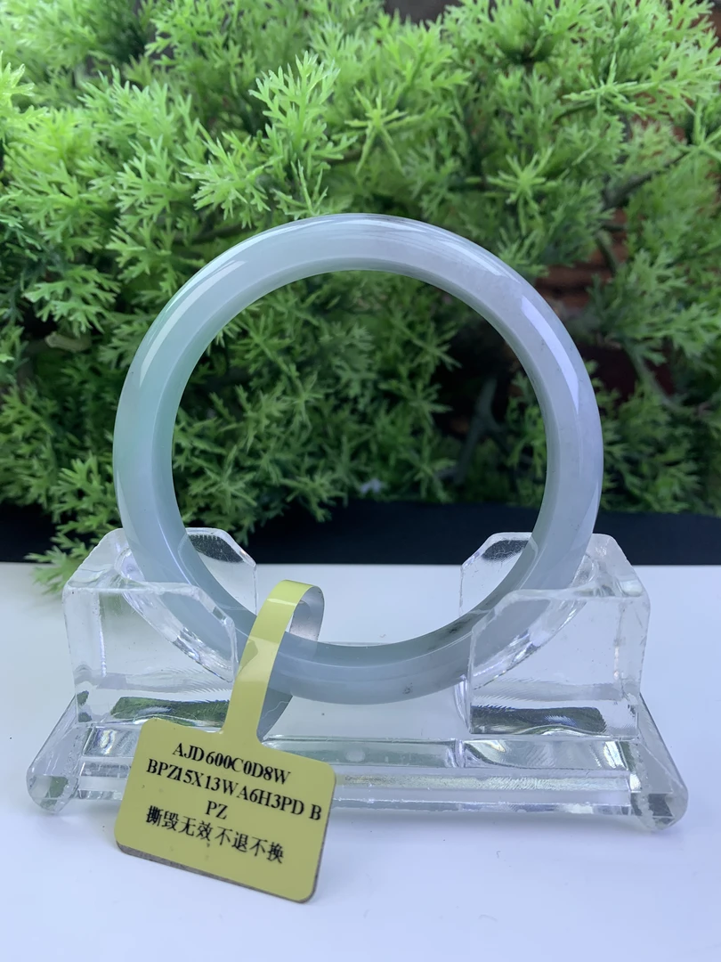 【刘思懿】天然缅甸A货翡翠手镯-P-6