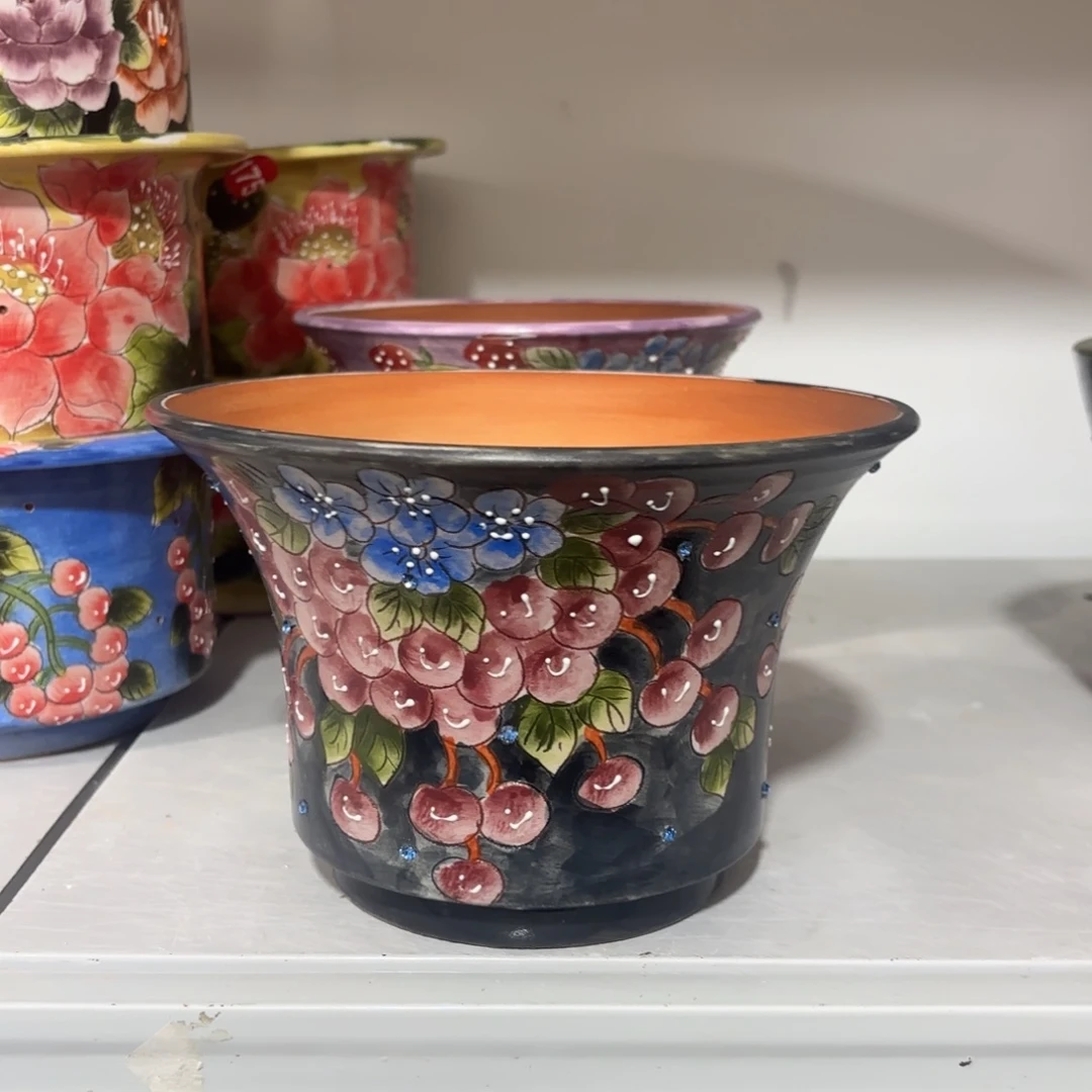 景德镇手绘花盆陶瓷18/14