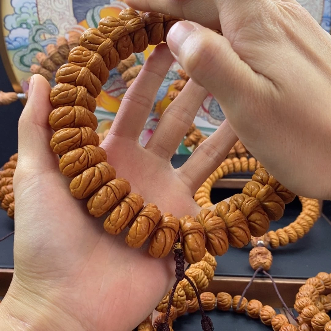 桃核手串随****然龙纹桃核矮霸