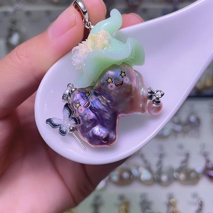 h***r颈饰合金淡水珍珠24