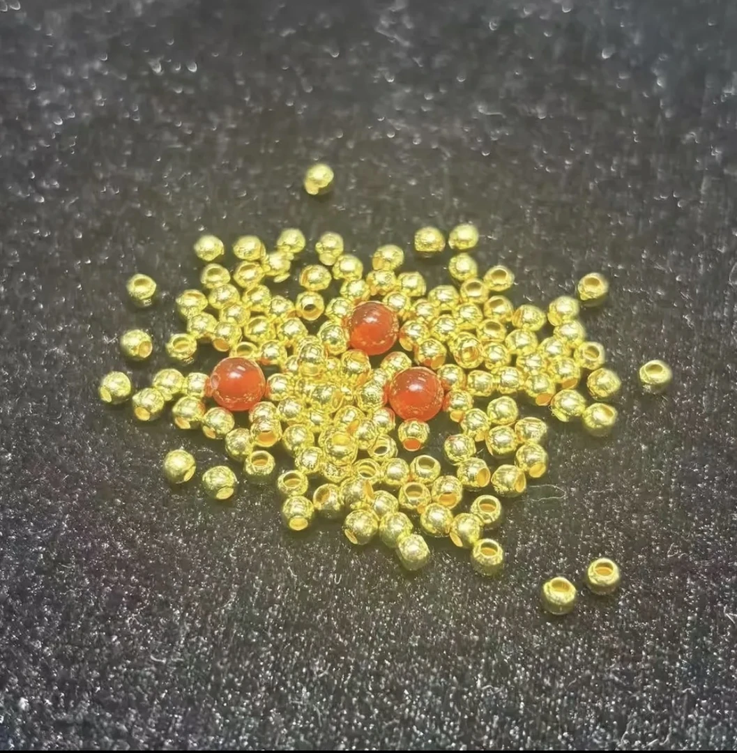 【专柜推荐】卡5MM 金 珠搭配玛瑙（10颗赠项链（38颗赠两世欢）