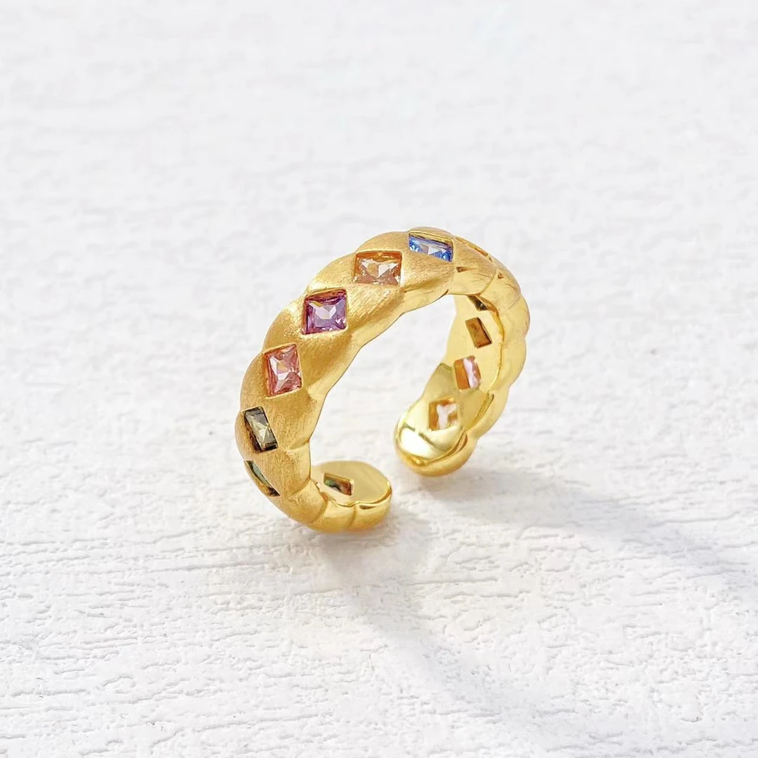 铜合金戒指 木木（CJ6272） 开口7码戒指 不可掰