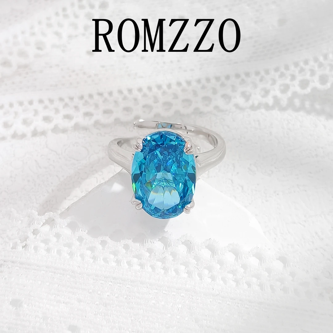 铜合金合成锆石戒指 XS-51463 戒指 镀k金 时尚轻奢气质