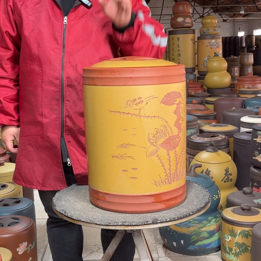 紫砂茶叶罐茶叶罐