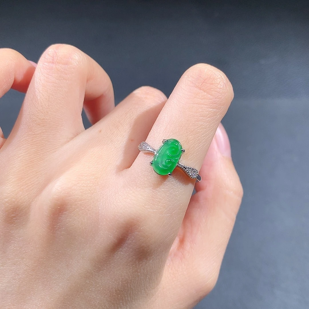 未镶嵌戒指翡翠翡翠