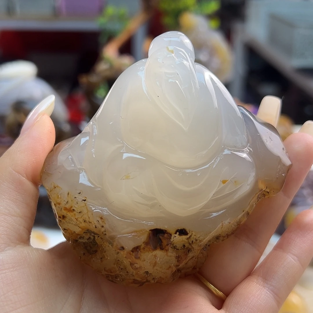 玛瑙/玉髓未镶嵌吊坠(不含链)