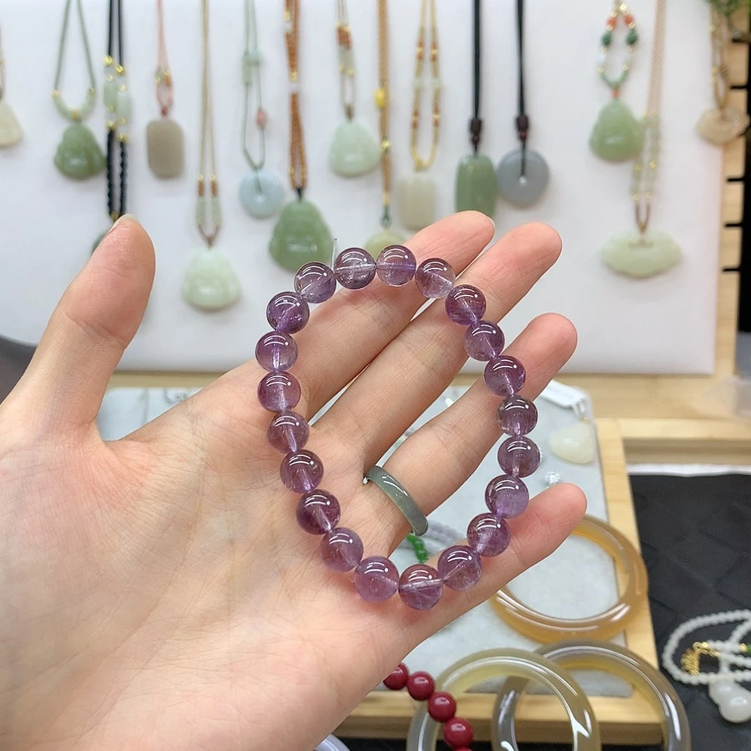 未镶嵌手链水晶手串4