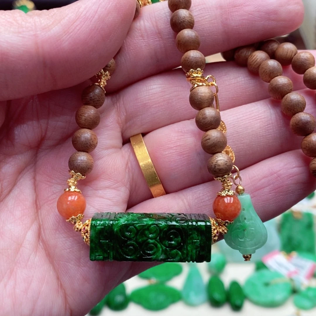 颈饰未镶嵌翡翠翡翠吊坠