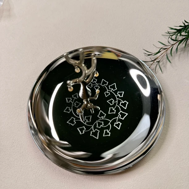 【六六中古】孤品精美淡水珍珠首饰拖盘fa078