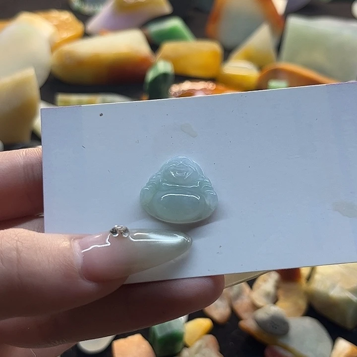 定制翡翠未镶嵌天然翡翠佛公