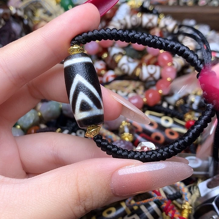 玛瑙/玉髓未镶嵌发一条