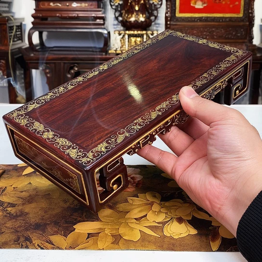 紫檀木类成套家具用****9小叶紫檀底座