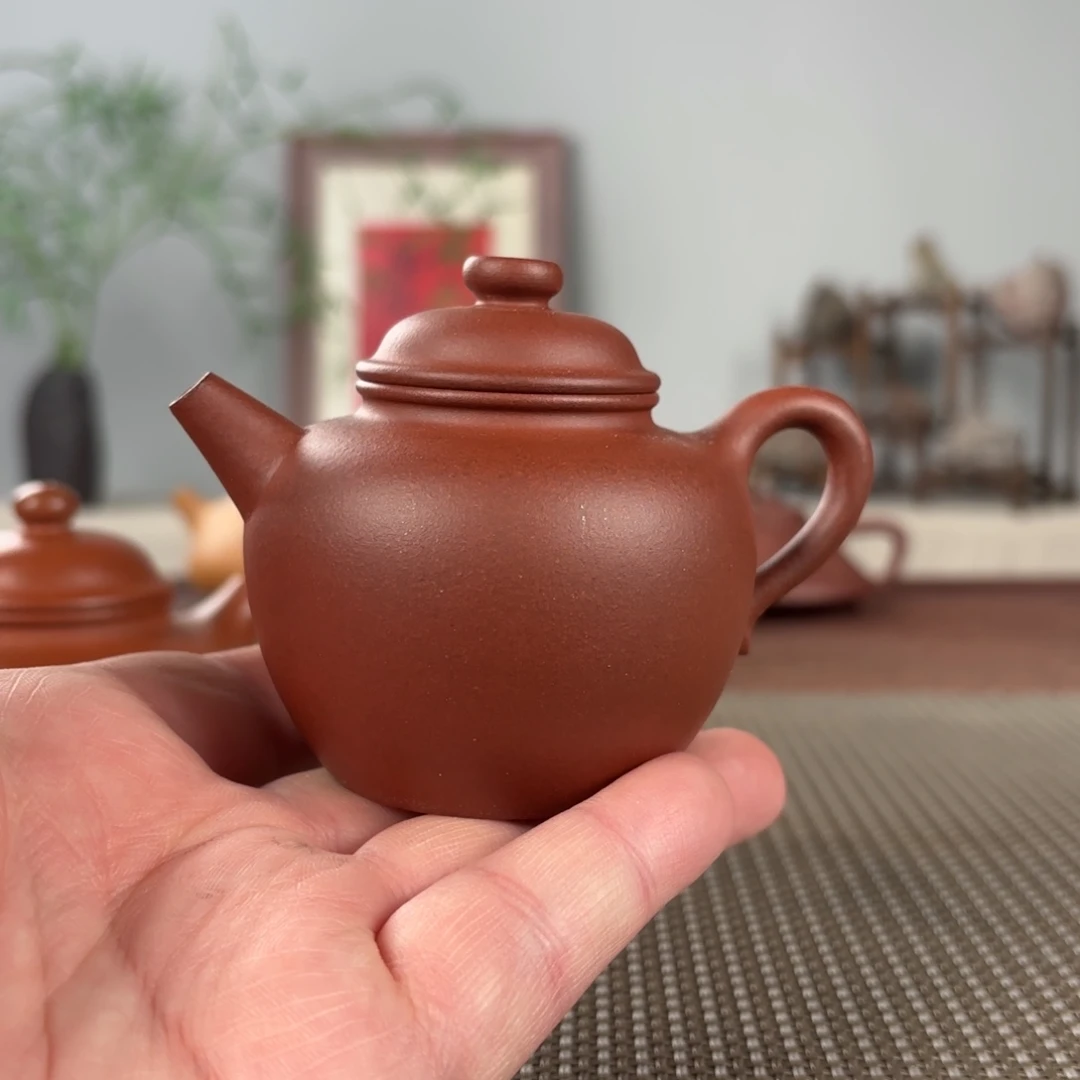 紫砂茶壶微瑕黄龙山原矿紫砂壶